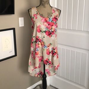 Cover up or long top with shorts